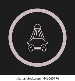 car wash, icon