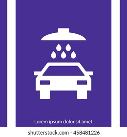 Car wash icon