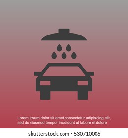 Car wash icon