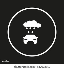 car wash, icon