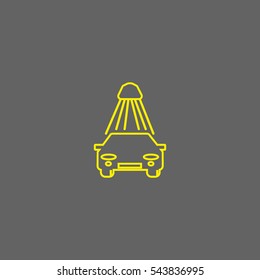 car wash, icon