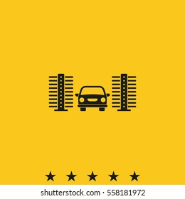 Car wash icon.