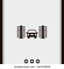 Car wash icon.