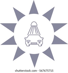 car wash, icon