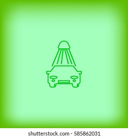 car wash, icon