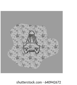 car wash, icon