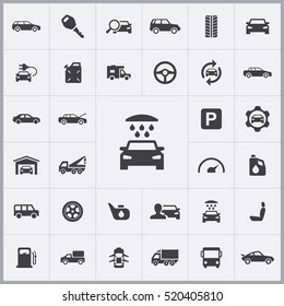 car wash icon. auto icons universal set for web and mobile