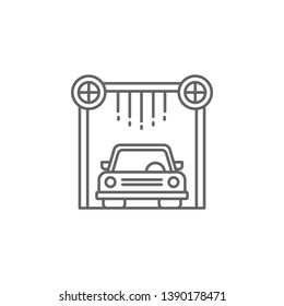 Car wash icon. Element of auto service icon. Thin line icon for website design and development, app development. Premium icon