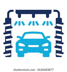 Car Wash Icon Element For Design