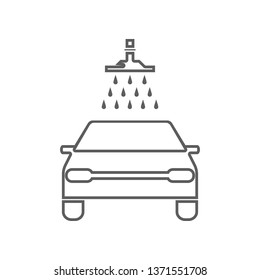 car wash icon. Element of Car repear for mobile concept and web apps icon. Outline, thin line icon for website design and development, app development