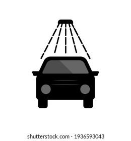 Car wash icon isolated on white background. Vector illustration