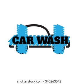 Car wash icon . car logo
