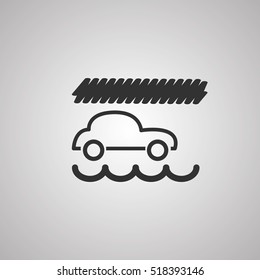 Car wash icon or logo  vector illustration