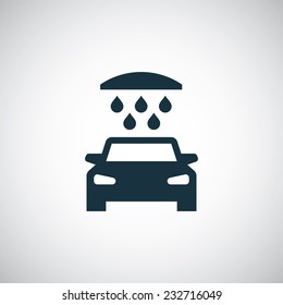 car wash icon on white background