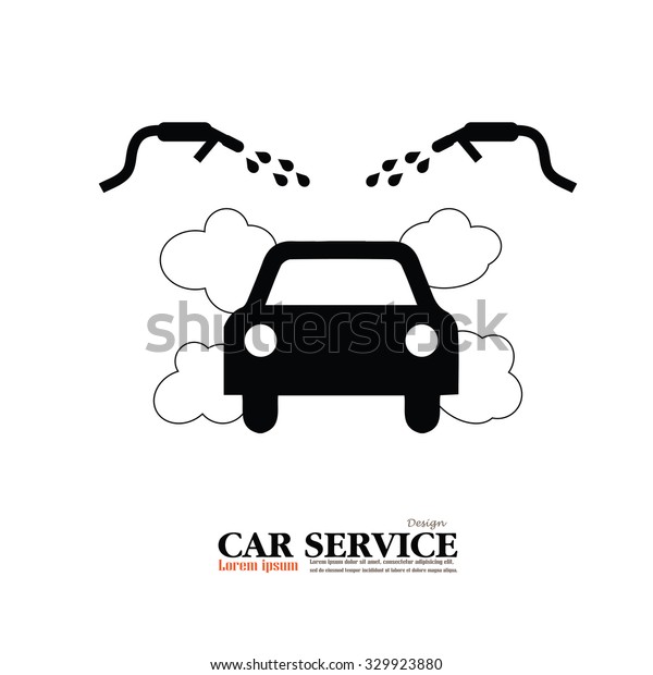 Car wash\
icon.car service.vector\
illustration.
