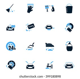 Car wash  icon set for web sites and user interface