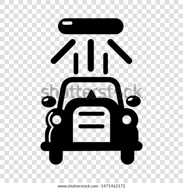 Car wash icon. Simple illustration of car wash vector\
icon for web