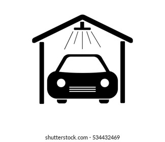 Similar Images, Stock Photos & Vectors of Car wash icon. Vector auto