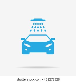 Car Wash Icon. Vector Concept Illustration For Design.