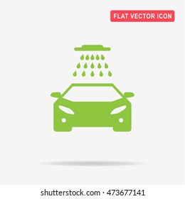 Car wash icon. Vector concept illustration for design.