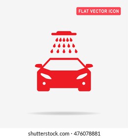 Car wash icon. Vector concept illustration for design.