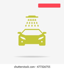 Car wash icon. Vector concept illustration for design.