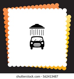 Car wash.  icon. Vector design.