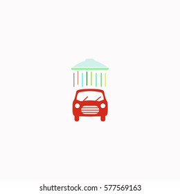 Car wash  icon. Vector design. Colored illustration.