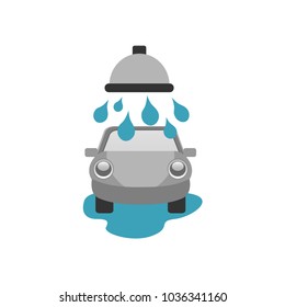 Car wash icon. Vector image isolated on white background
