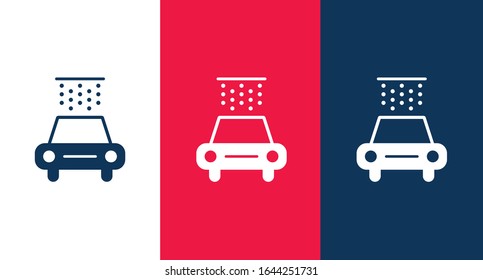 Car wash icon for web and mobile