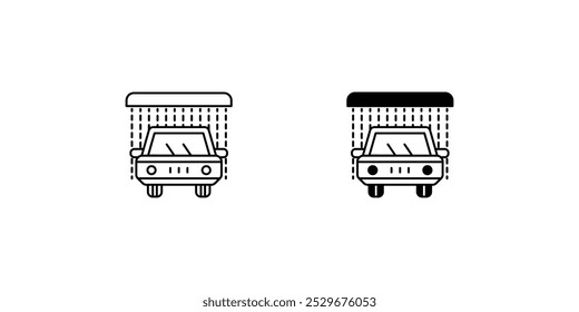 car wash icon with white background vector stock illustration