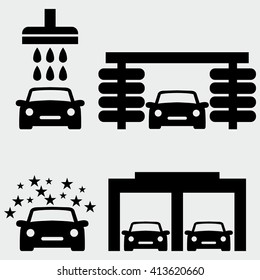 Car Wash Icons