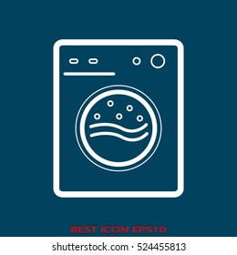 car wash, laundry, vector icon, eps10