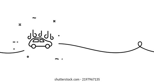 Car wash line icon. Streams of water and steam, wipe, clean, cleaning, road traffic, vehicle interior, wheels, tire fitting, seats. Service concept. One line. Vector line icon for Business.