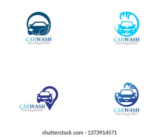 Car Wash logo Business template design