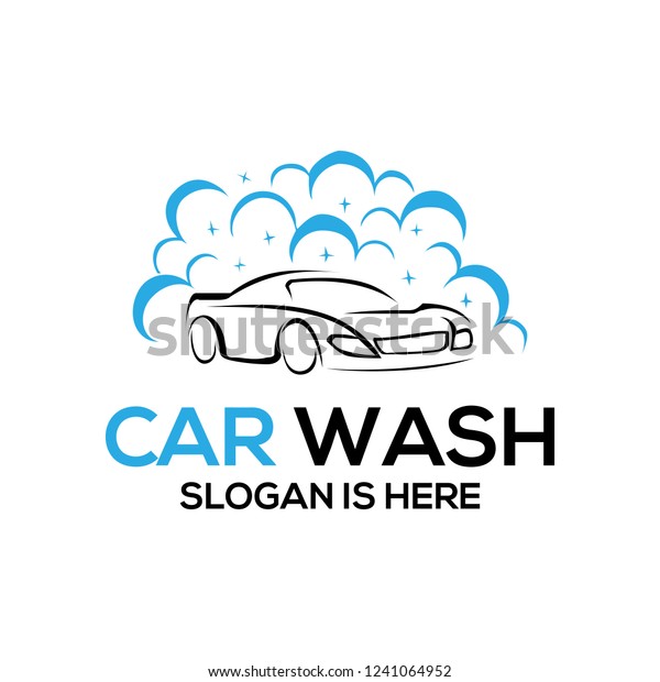 Car Wash Logo, Cleaning Car, Washing and Service\
Logo Design