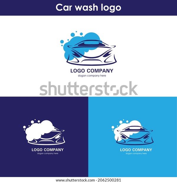 Car Wash Logo, Cleaning Car, Washing and Service\
Vector Logo Design