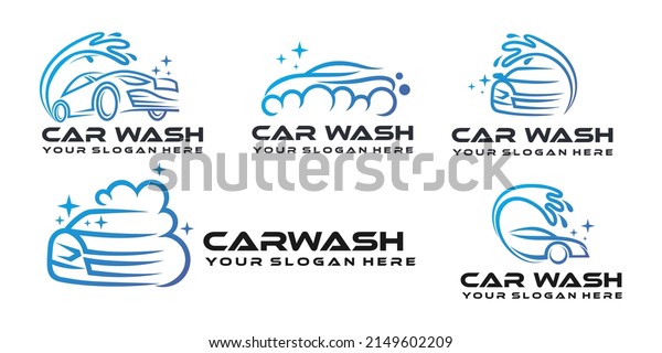 car wash logo collection. Best logo template\
vector illustration
