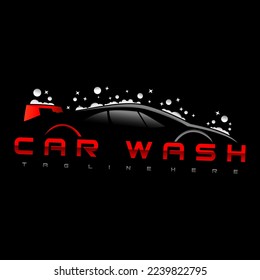 car wash logo, cool can be used also for license free small business