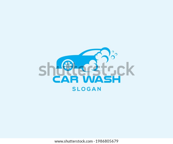 car wash logo creative\
illustration