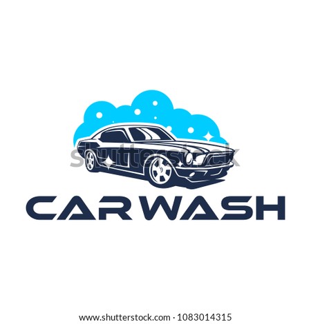 Car Wash Logo Design Stock Vector (Royalty Free) 1083014315 - Shutterstock