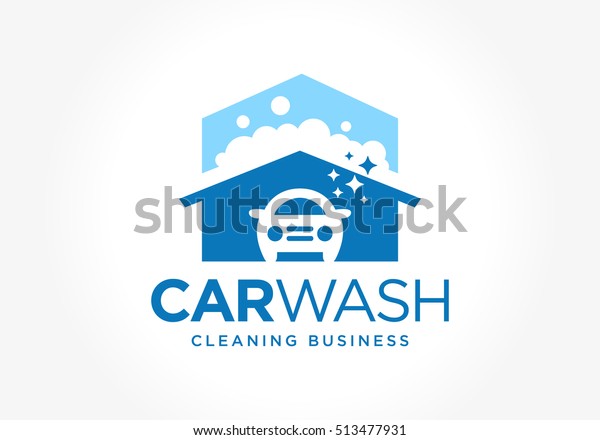 Car wash logo\
design