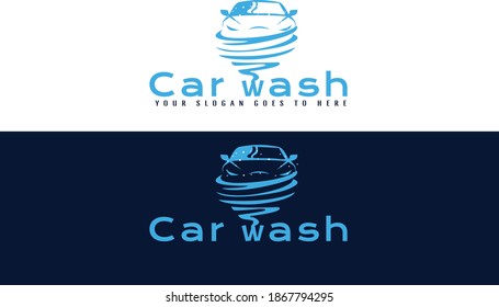 car wash logo design.car wash creative  vector design logo.company logo design.creative vector logo .
