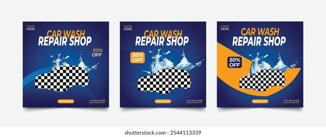 car wash logo design. service auto cleaning template