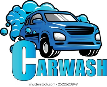Car wash logo design  ,source file ,vector editable 
