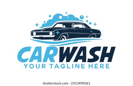 car wash logo design tamplate, set of Car Wash logo design concept vector, Automotive Cleaning logo template