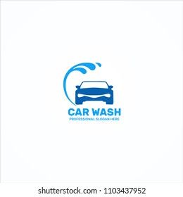 Car Wash Logo Design Template Element. Vector Logotype