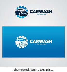 Car Wash Logo Design Template
