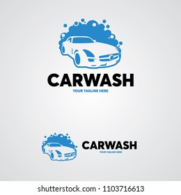 Car Wash Logo Design Template