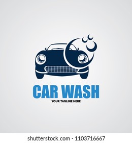 Car Wash Logo Design Template